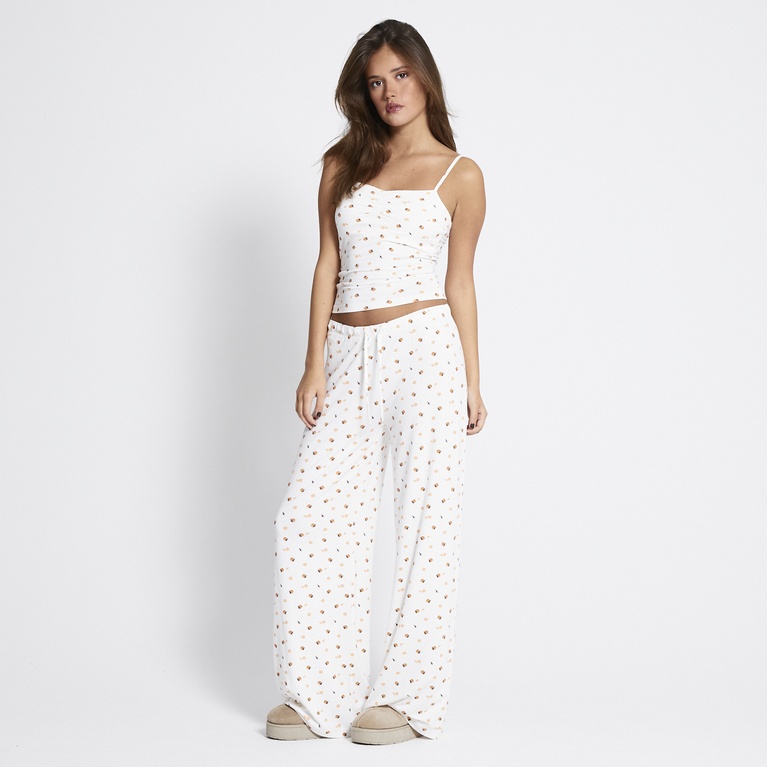 Loose soft pants "Holly Printed"